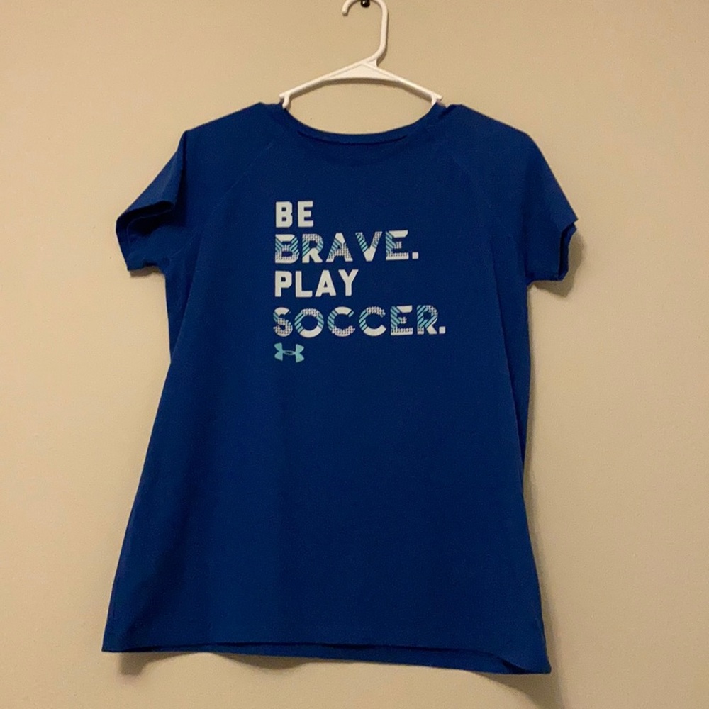 Under armour soccer shirt